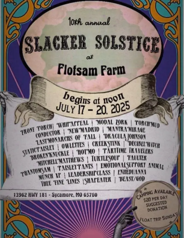 Slacker Solstice 2025 5 July 18 2025 Flotsom Farm Show Slacker Solstice 2025