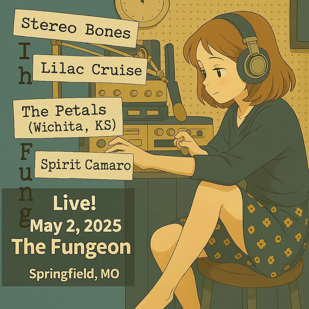 Spirit Camaro, Stereo Bones, Lilac Cruise, The Petals 7 May 2 2025 Fungeon Show Spirit Camaro, Stereo Bones, Lilac Cruise, The Petals
