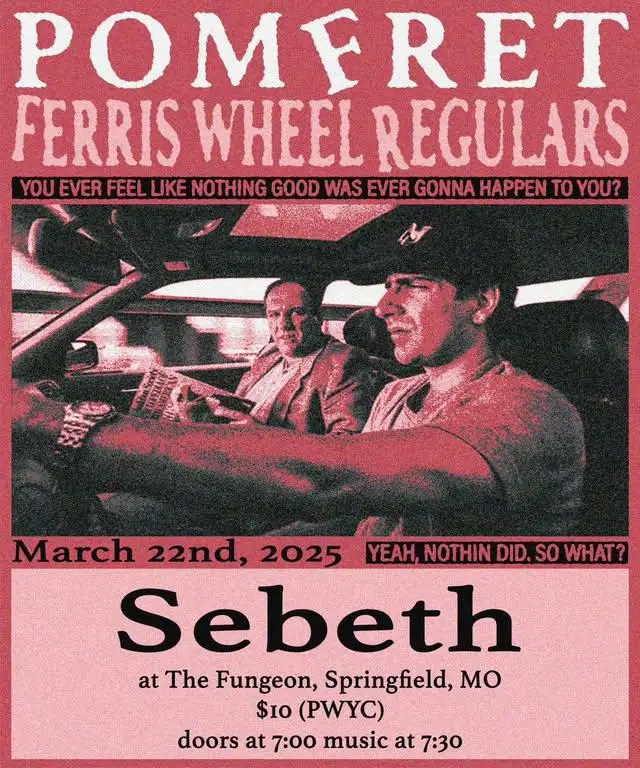 Pomfret, Ferris Wheel Regulars, šebeth 2 img 20250308 113159 8283102743262106514043 Pomfret, Ferris Wheel Regulars, šebeth